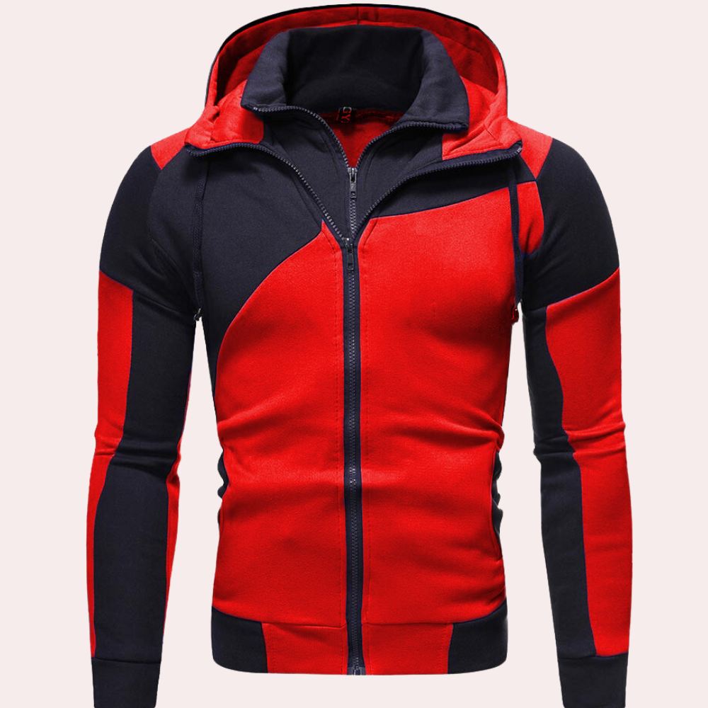 WW | Herren Rits Kapuzenpullover für Jeden Anlass