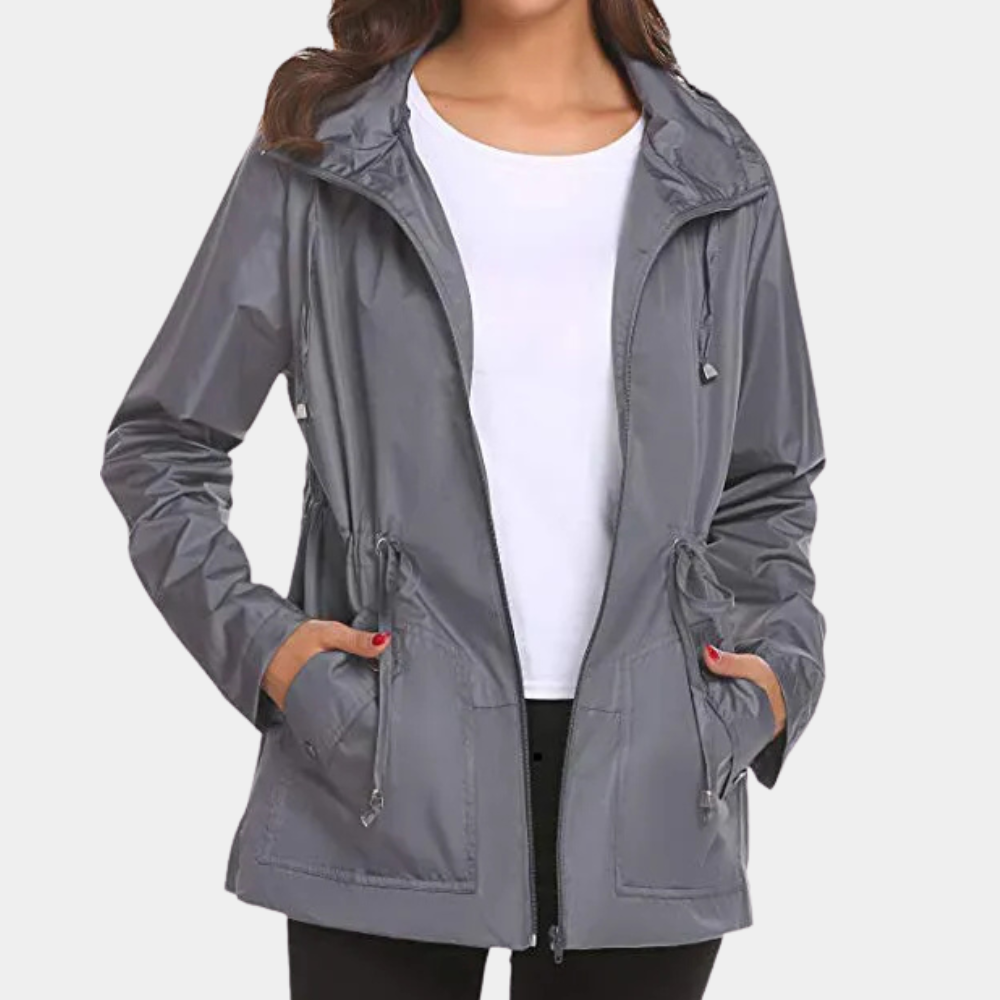WW | Verstellbare Jacke Mit Kapuze Und Taschen Für Damen