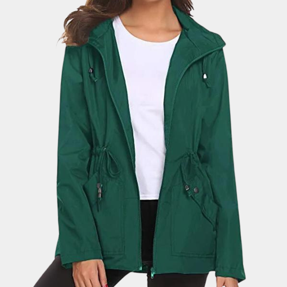 WW | Verstellbare Jacke Mit Kapuze Und Taschen Für Damen