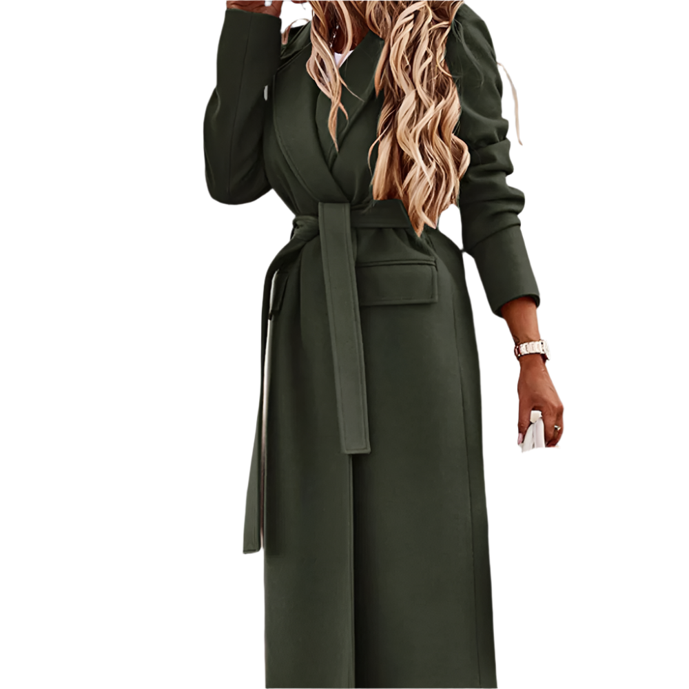 WW | Long Coat Tailored Elegant Cut Urban Style