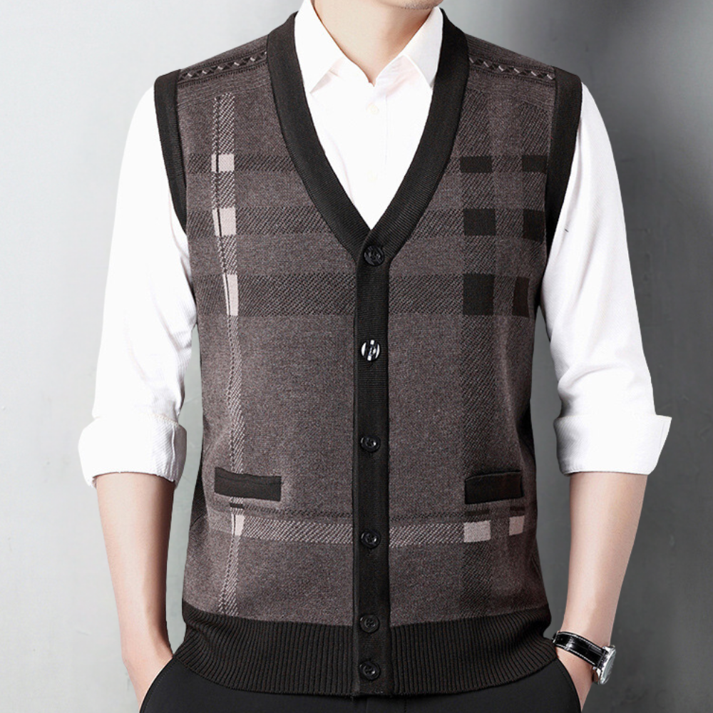 WW | Modernes Herrenstrickjacke