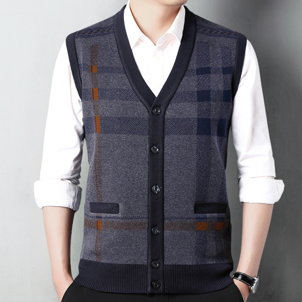 WW | Modernes Herrenstrickjacke