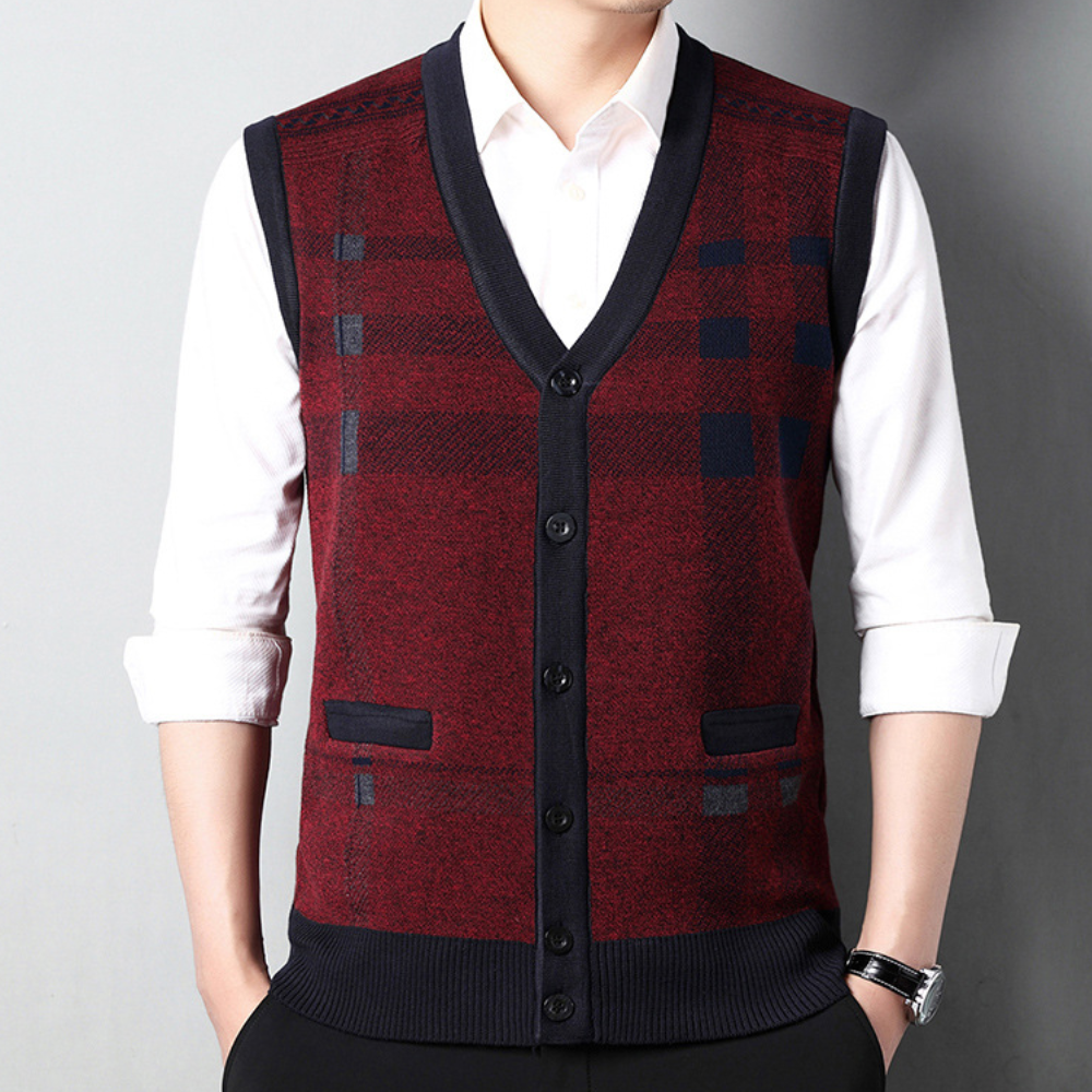WW | Modernes Herrenstrickjacke