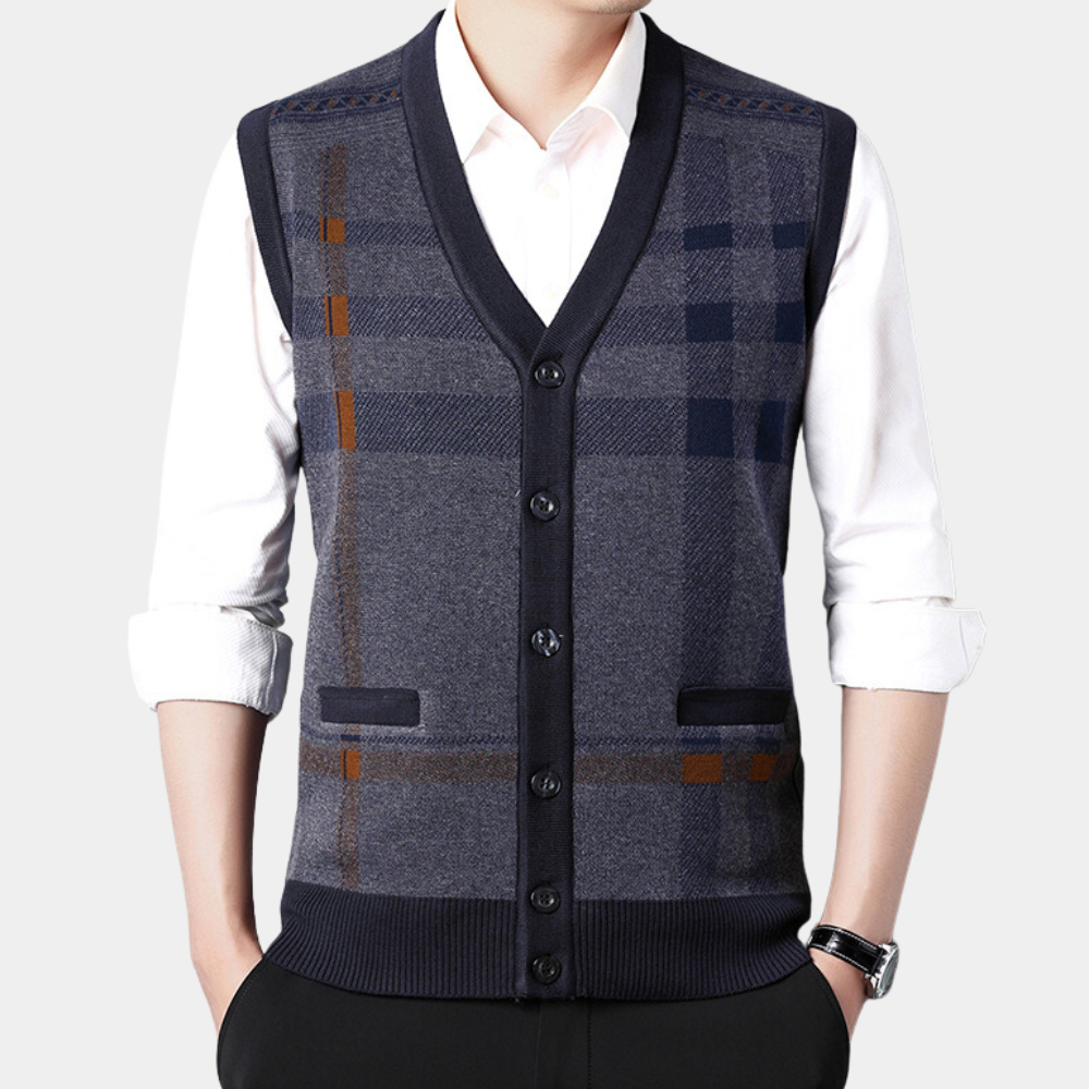 WW | Modernes Herrenstrickjacke