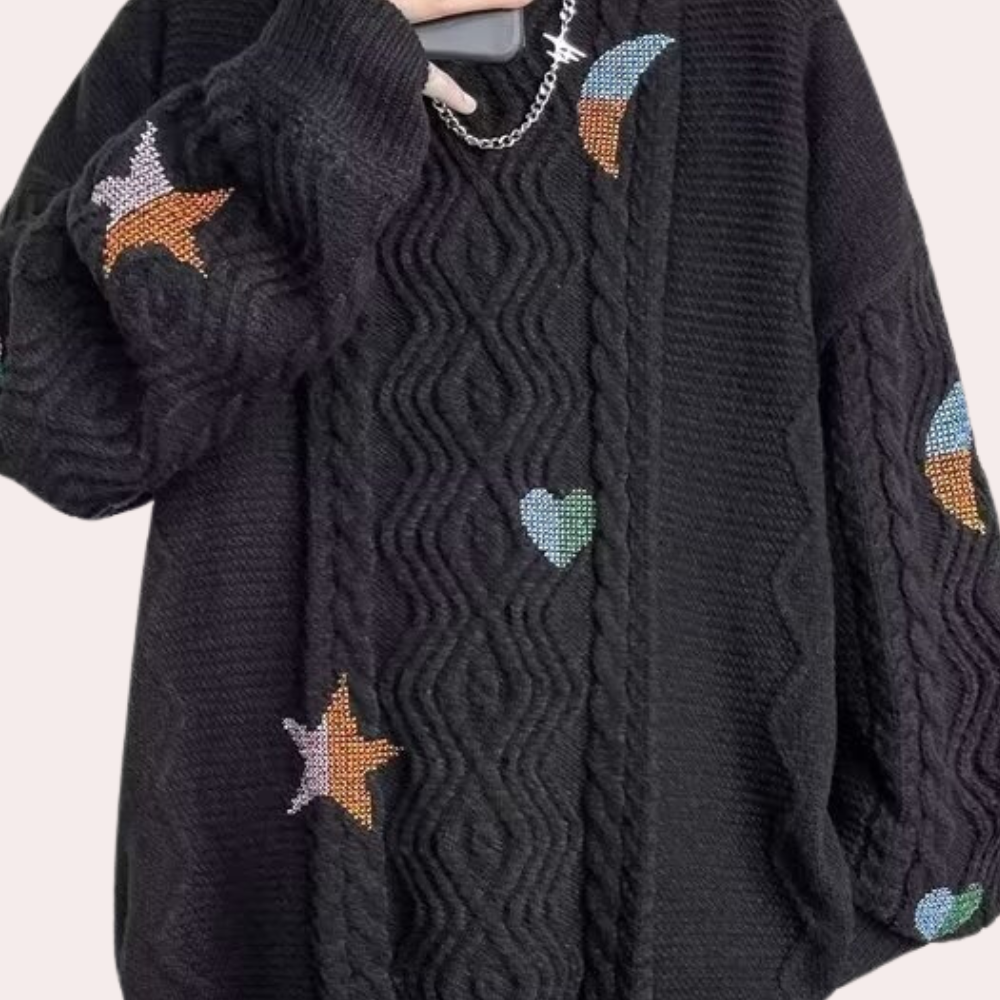 WW | Übergroß Strickpullover für Herren