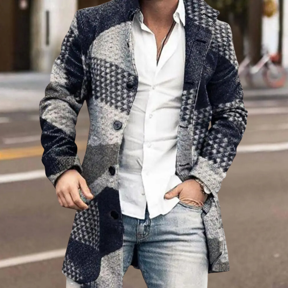 WW | Elegant men's winter jacket with a modern cut