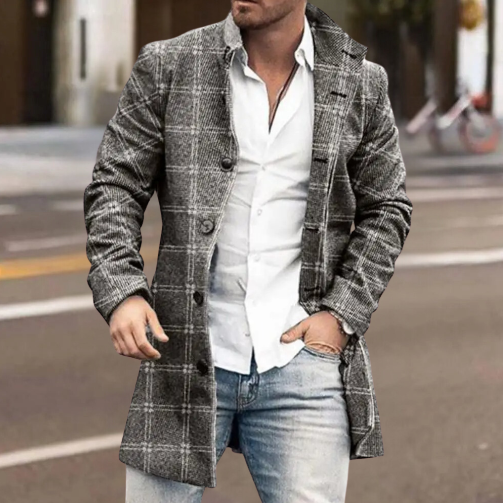 WW | Elegant men's winter jacket with a modern cut