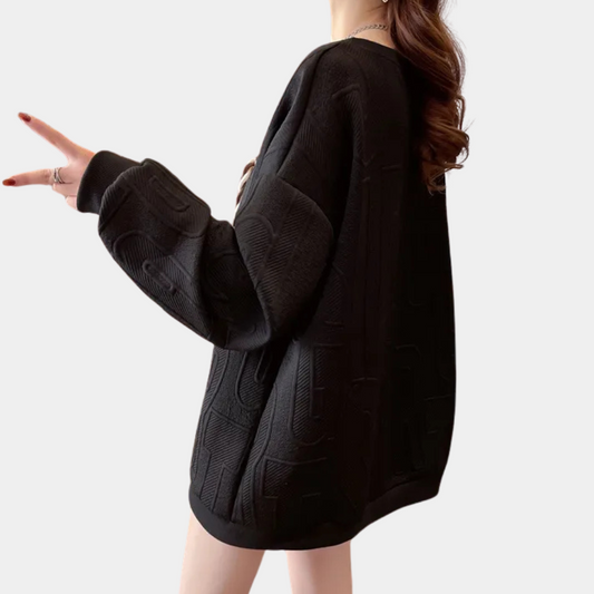 WW | Trendiger Strukturierter Pullover für Frauen