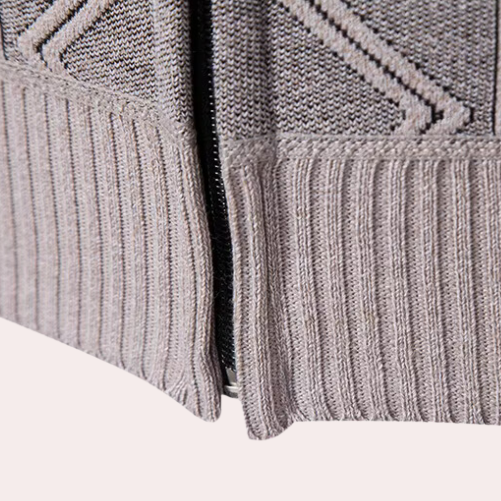 WW | Bequemes, Elegantes Strickjacke für Herren