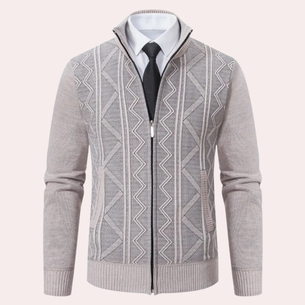 WW | Bequemes, Elegantes Strickjacke für Herren