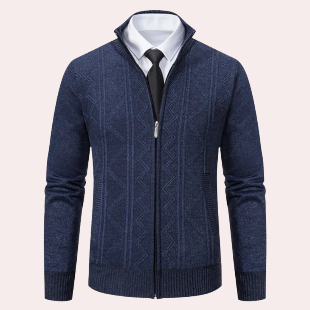 WW | Bequemes, Elegantes Strickjacke für Herren