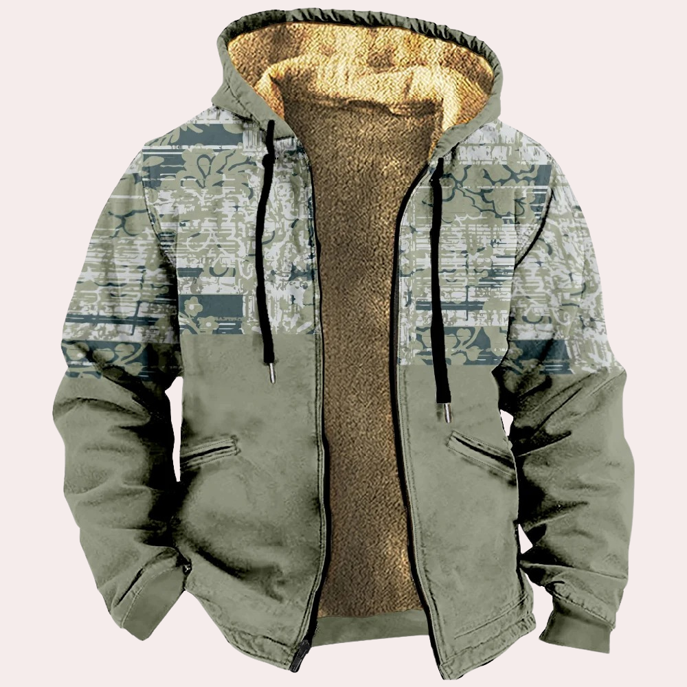 WW | Bequeme Kapuzenjacke Für Herren Für Freizeit