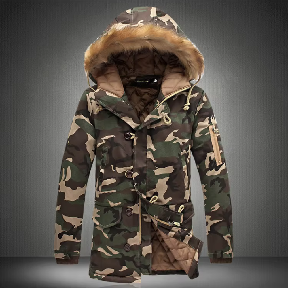 WW | Camouflage Jacket with Hood