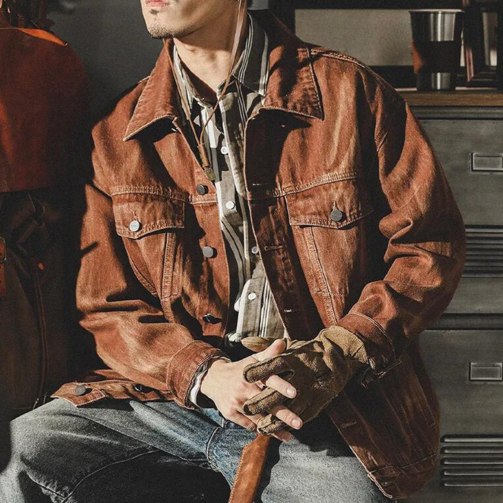 WW | Klassische Jeansjacke Für Männer Mit Zeitlosem Design