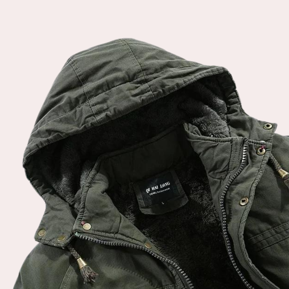 WW | Men's Winter Jacket with Hood for Comfort