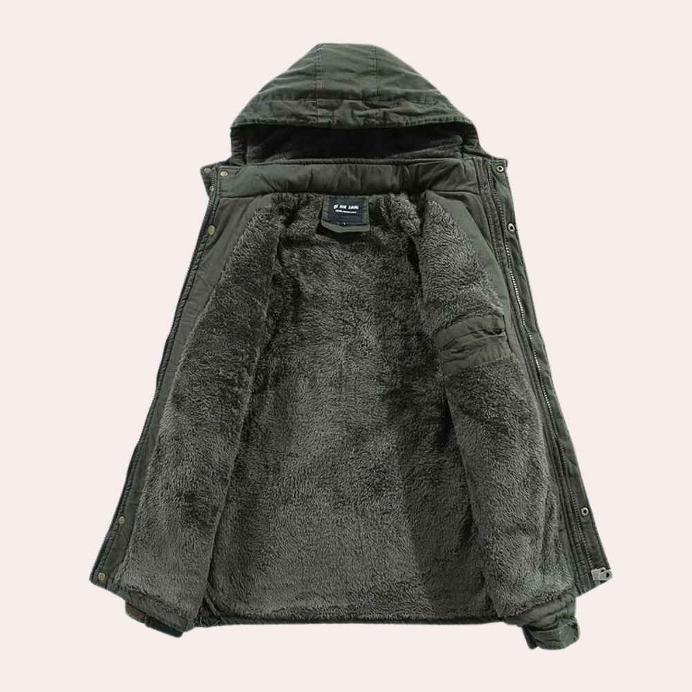 WW | Men's Winter Jacket with Hood for Comfort