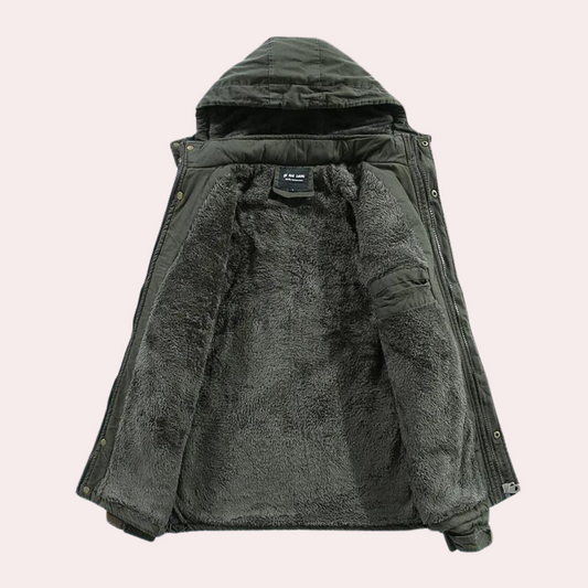 WW | Herren Winterjacke Mit Kapuze Für Komfort