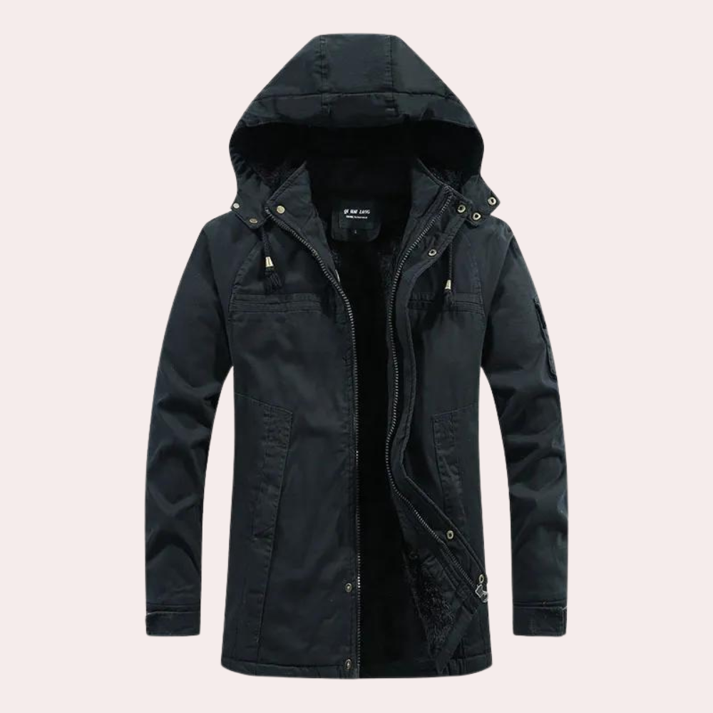 WW | Men's Winter Jacket with Hood for Comfort