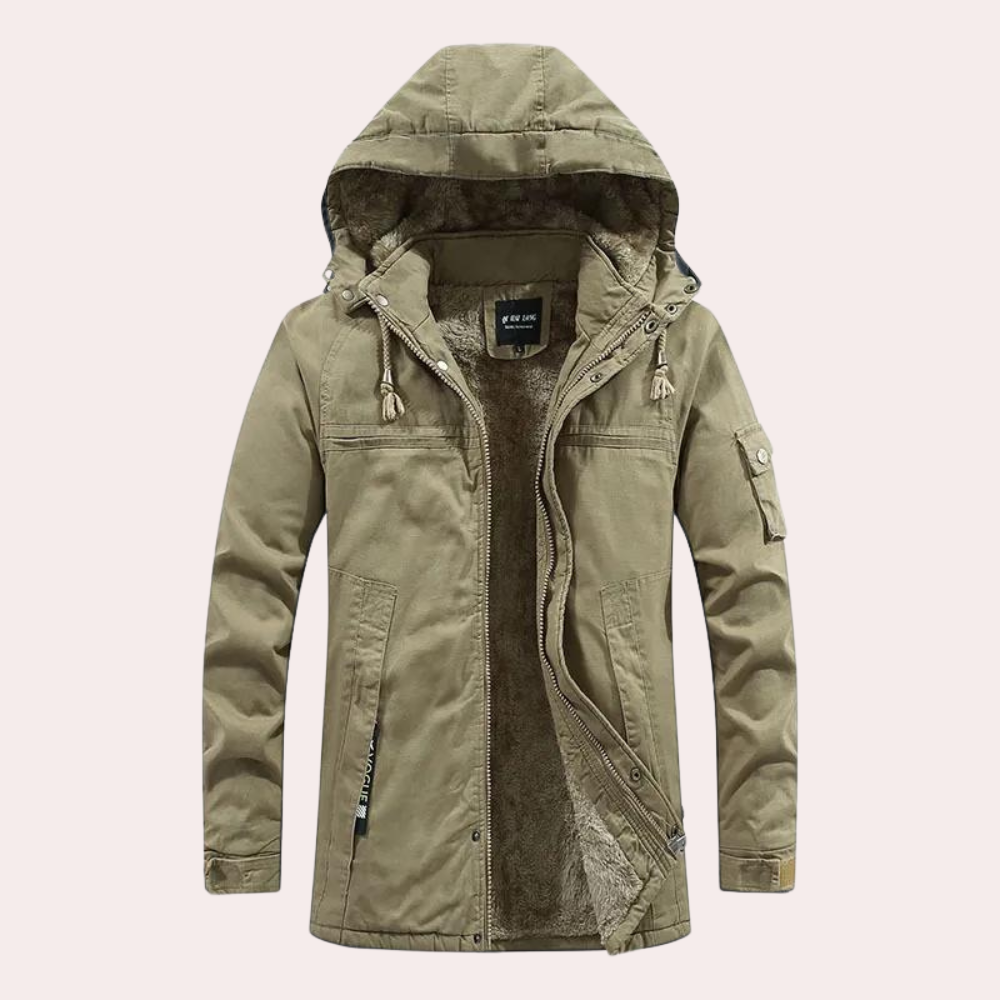 WW | Men's Winter Jacket with Hood for Comfort