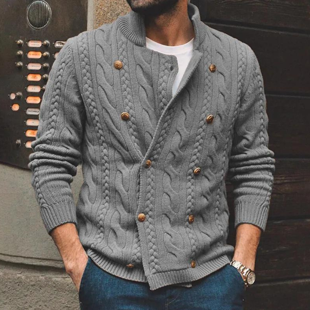 WW | Klassische Strickjacke Für Herren