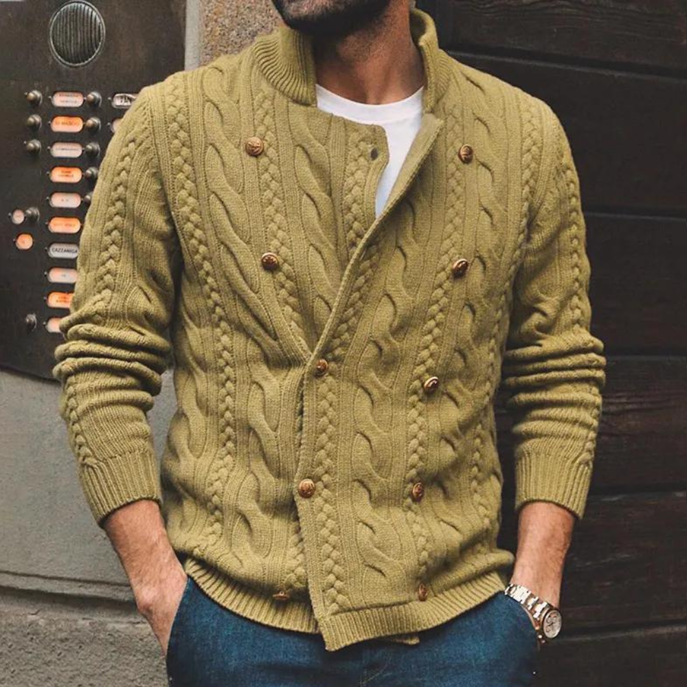 WW | Klassische Strickjacke Für Herren