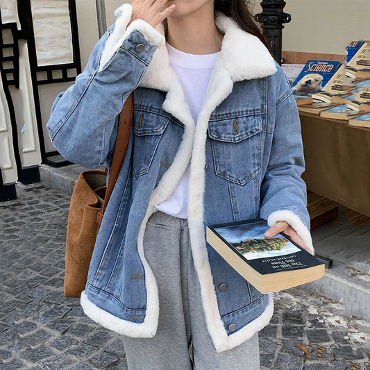 WW | Winter-Fleece-Jeansjacke