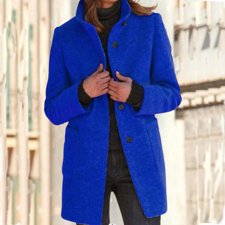 WW | Women's High-Collar Coat