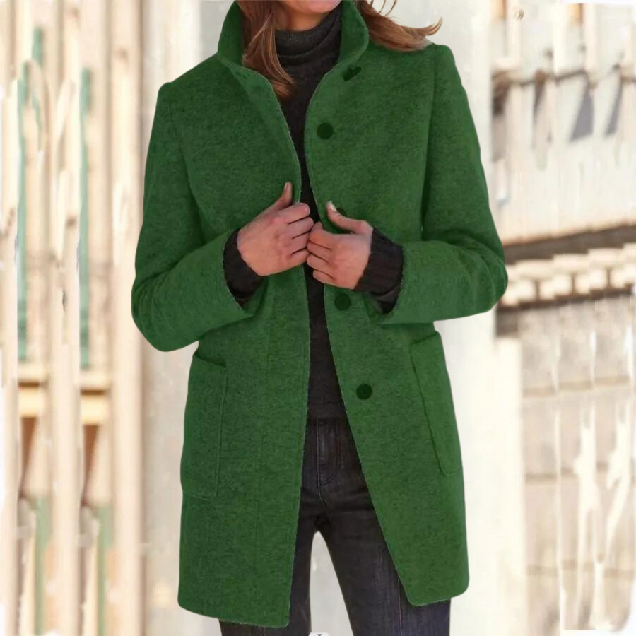 WW | Women's High-Collar Coat