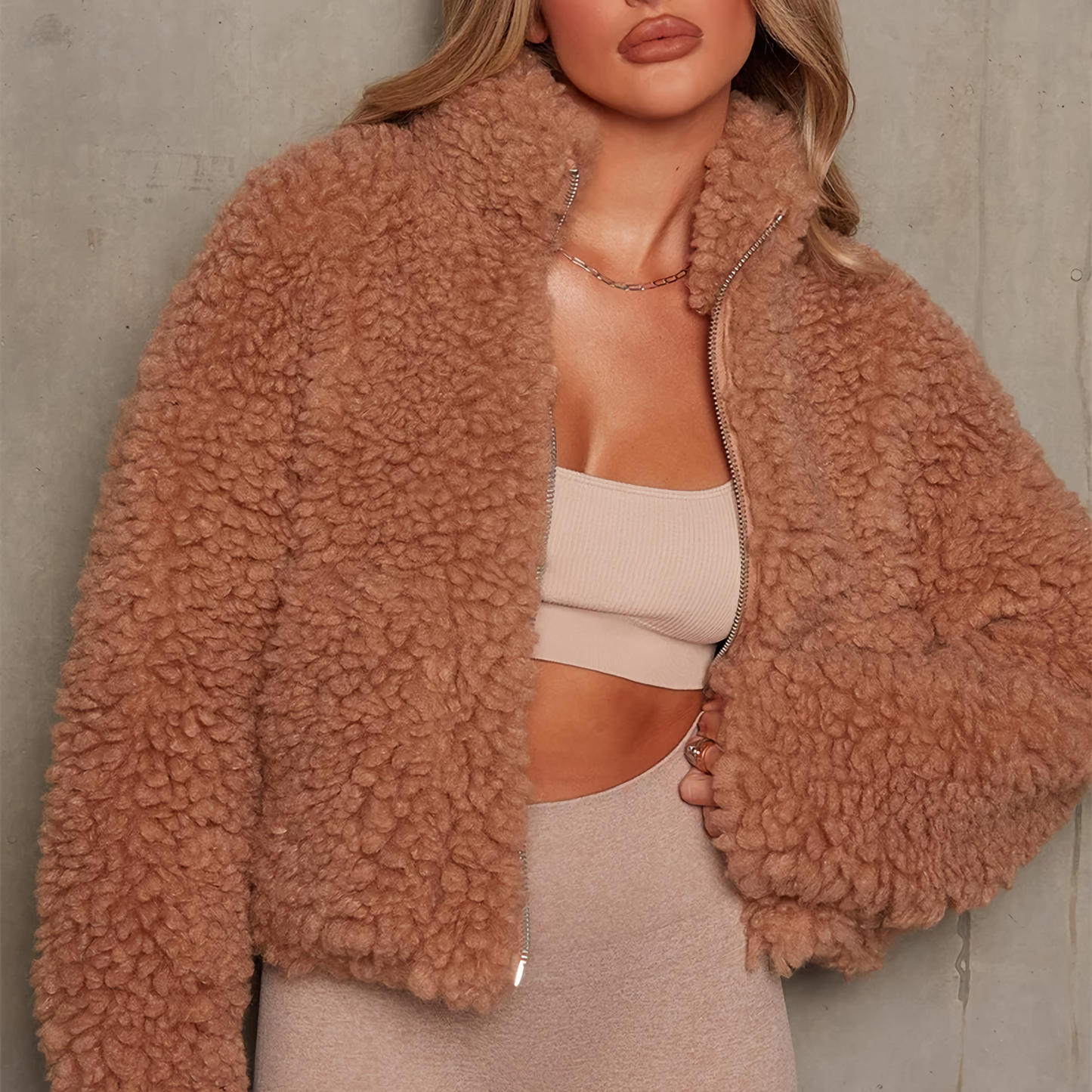 WW | Fleece-Jacke mit Reißverschluss