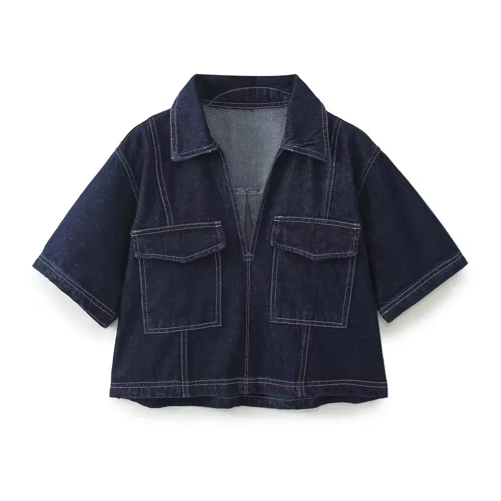 WW | Trendiges Denim Satz Urban Chic