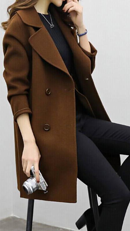 WW | Elegant double-breasted coat