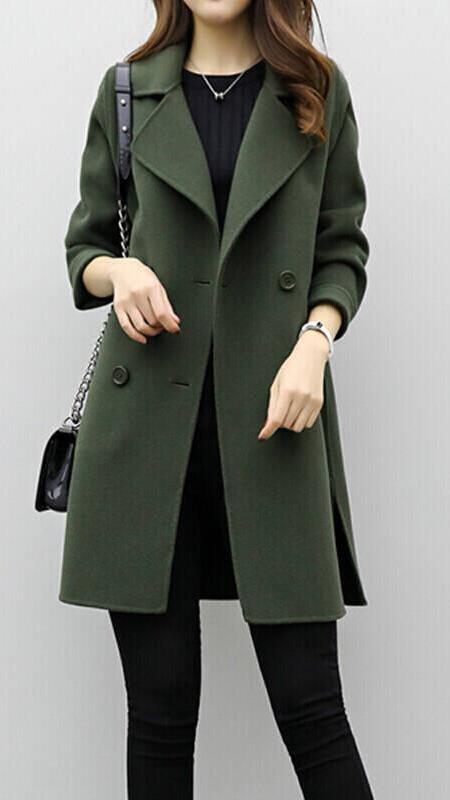 WW | Elegant double-breasted coat