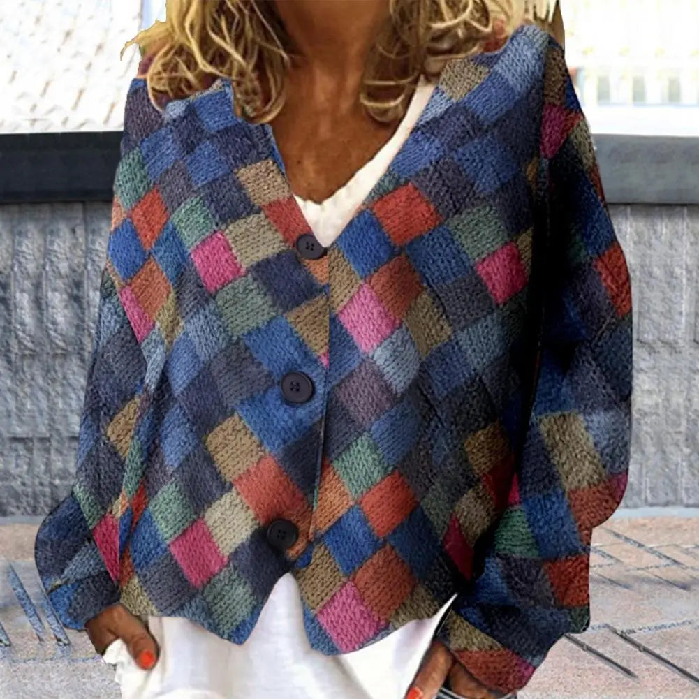 WW | Patchwork-Strickjacke