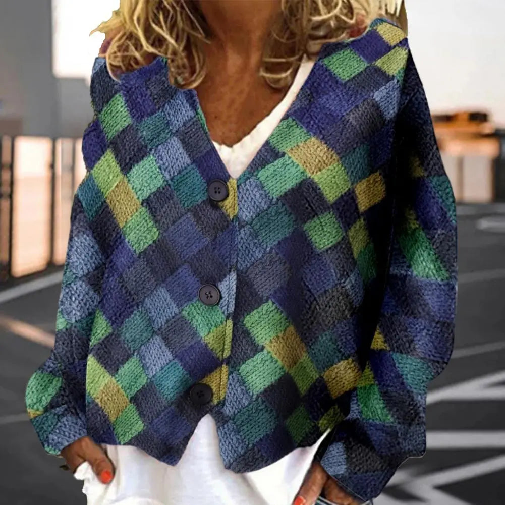 WW | Patchwork-Strickjacke