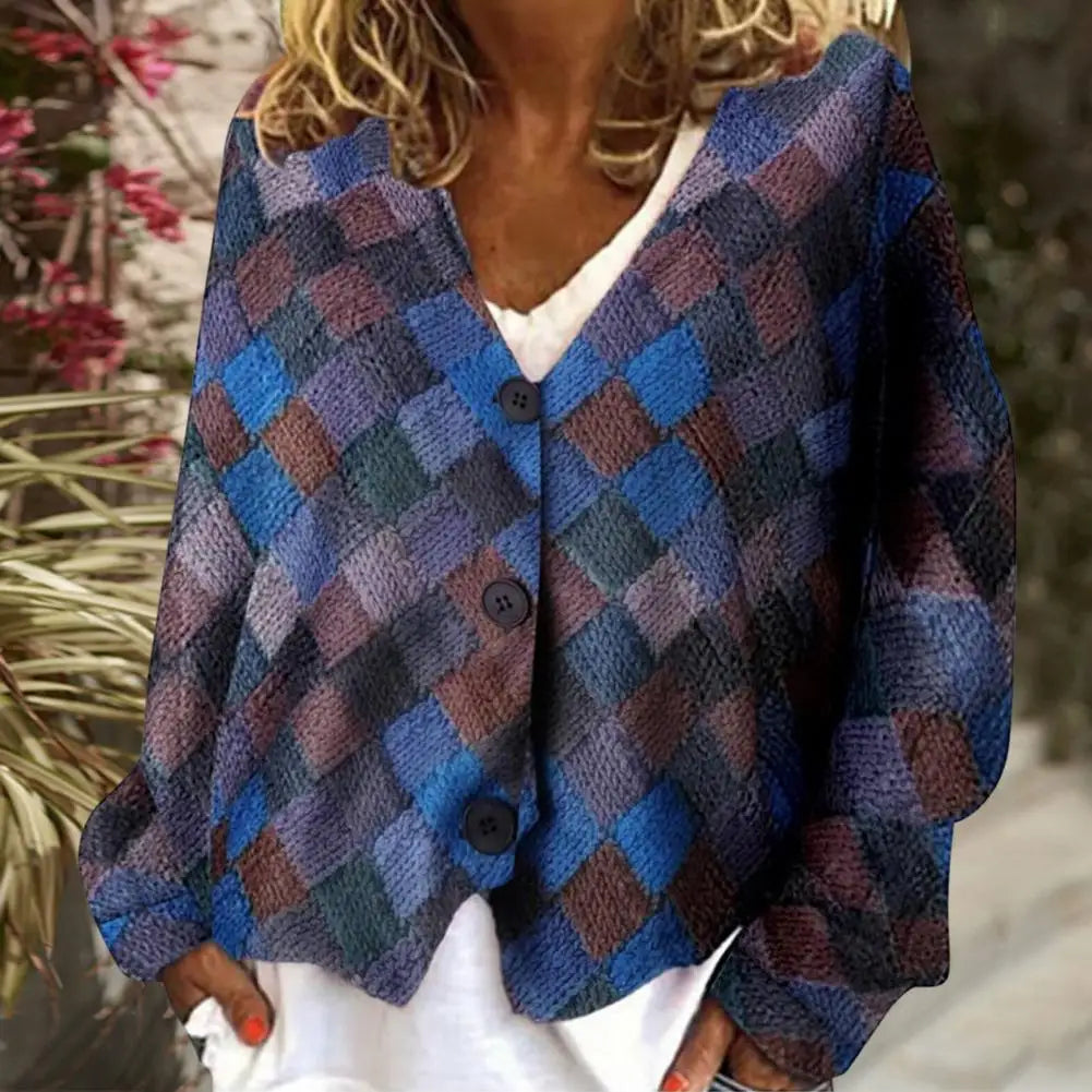 WW | Patchwork-Strickjacke