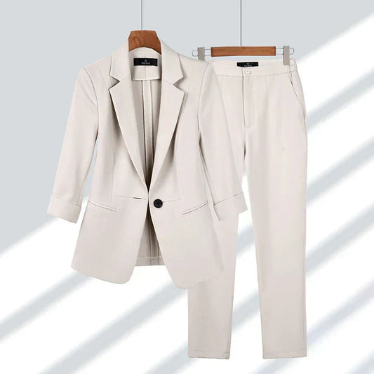 WW | Elegantes Blazer- und Hosen-Set