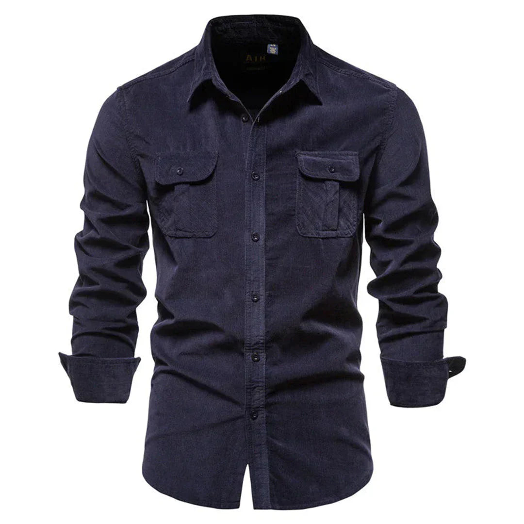 WW | Regular fit Structured corduroy Buttons and chest pockets