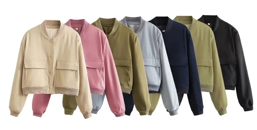 WW | Cropped Varsity Jacket Stylish & casual