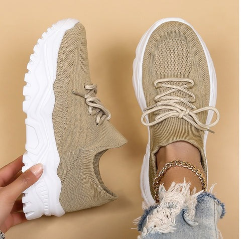 WW | Atmungsaktive Sneakers für Frauen mit Zusätzlicher Fußstütze
