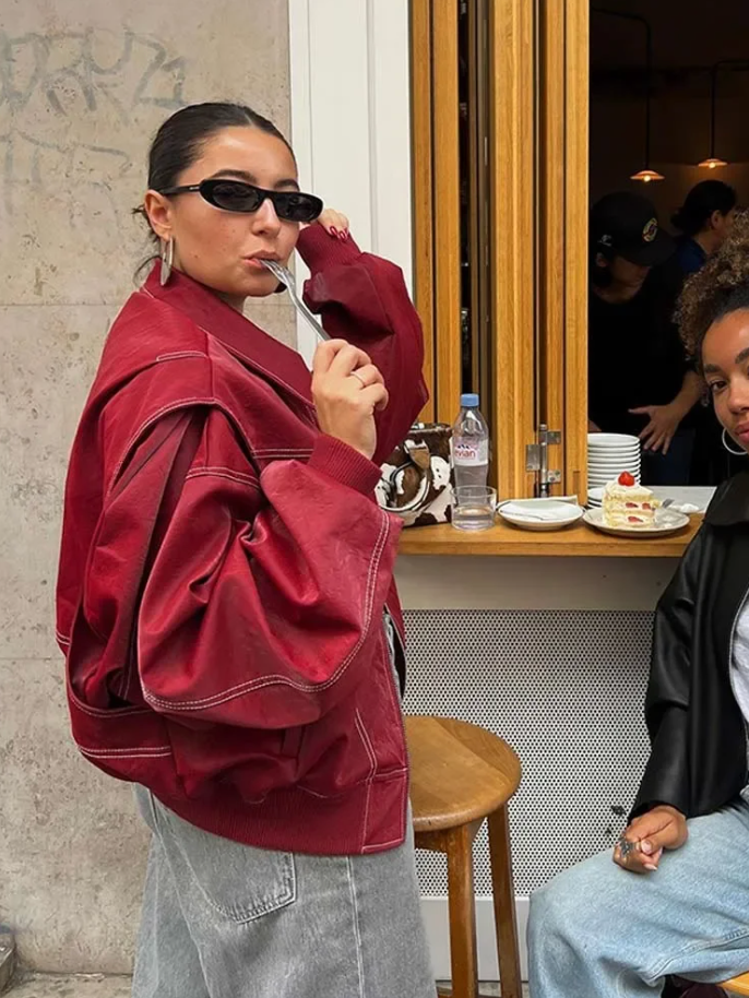 WW | Oversized Leather Jacket
