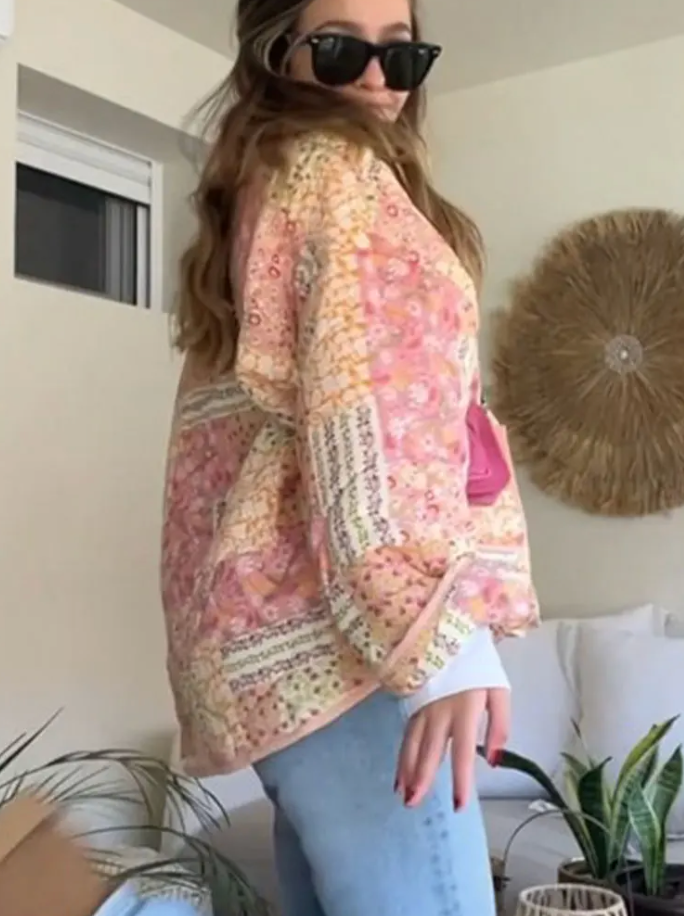 WW | Fashionable, elegant jacket with print