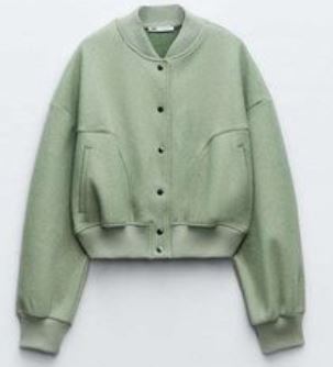 WW | Damen Bomberjacke aus weichem, gepolstertem Stoff