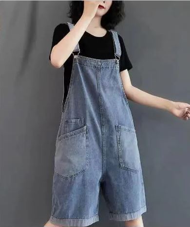 WW | Jumpsuit with Denim Overalls