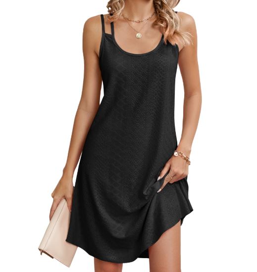 WW | Sommerkleid, ärmellos, Mini, Cami Kleid, Sonnenkleid