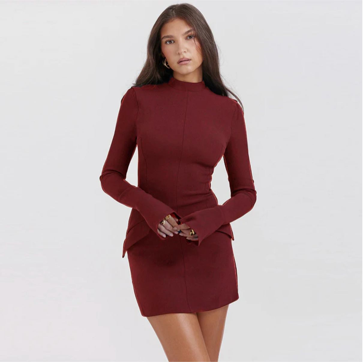 Caroline - Lapel Dress