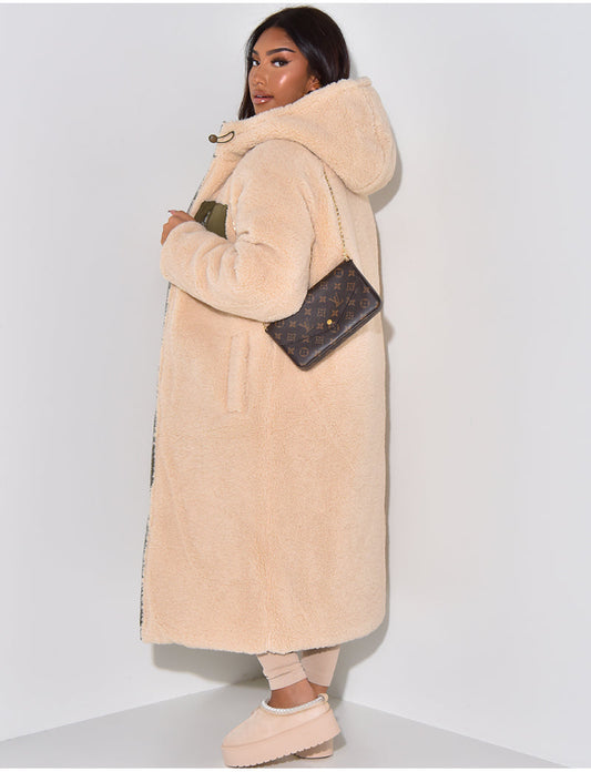 WW | Lange Jacke mit Wendefunktion
