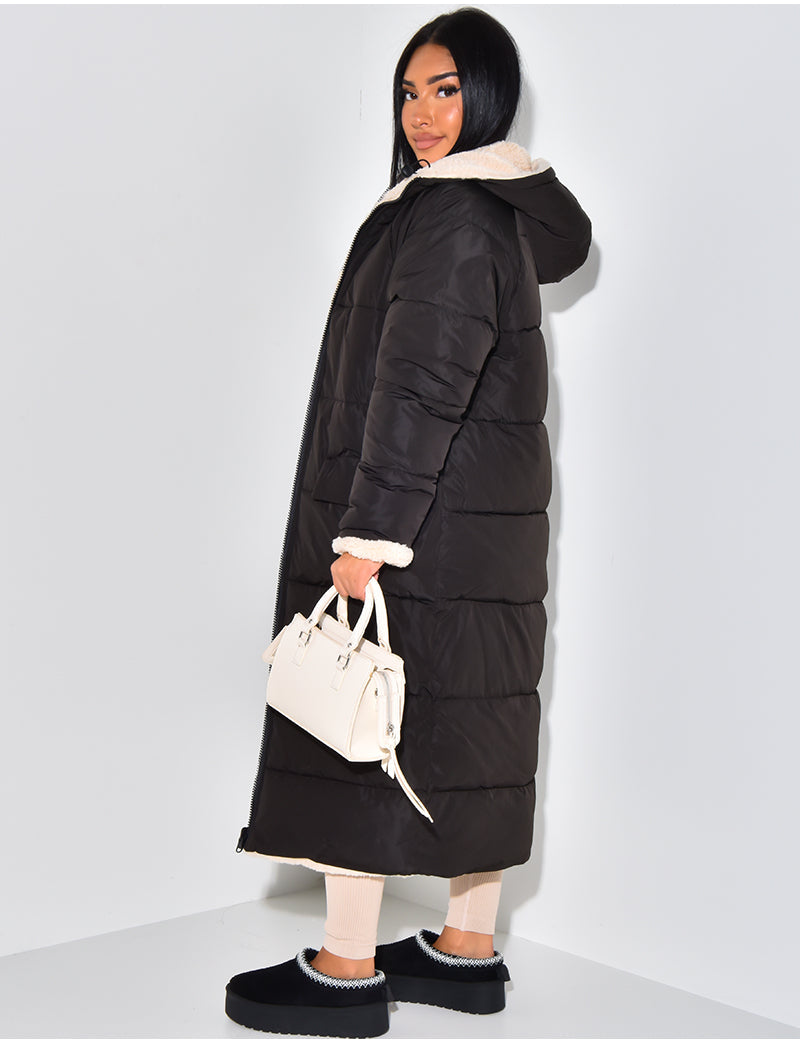 WW | Lange Jacke mit Wendefunktion