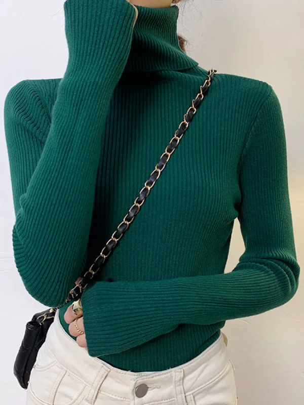 WW | Women's Cashmere Turtleneck Sweater Black
