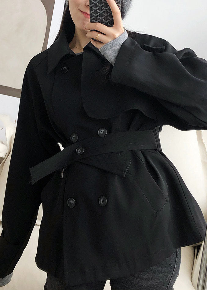 WW | Khaki Peter Pan Collar Pocket Button Tunic Jackets