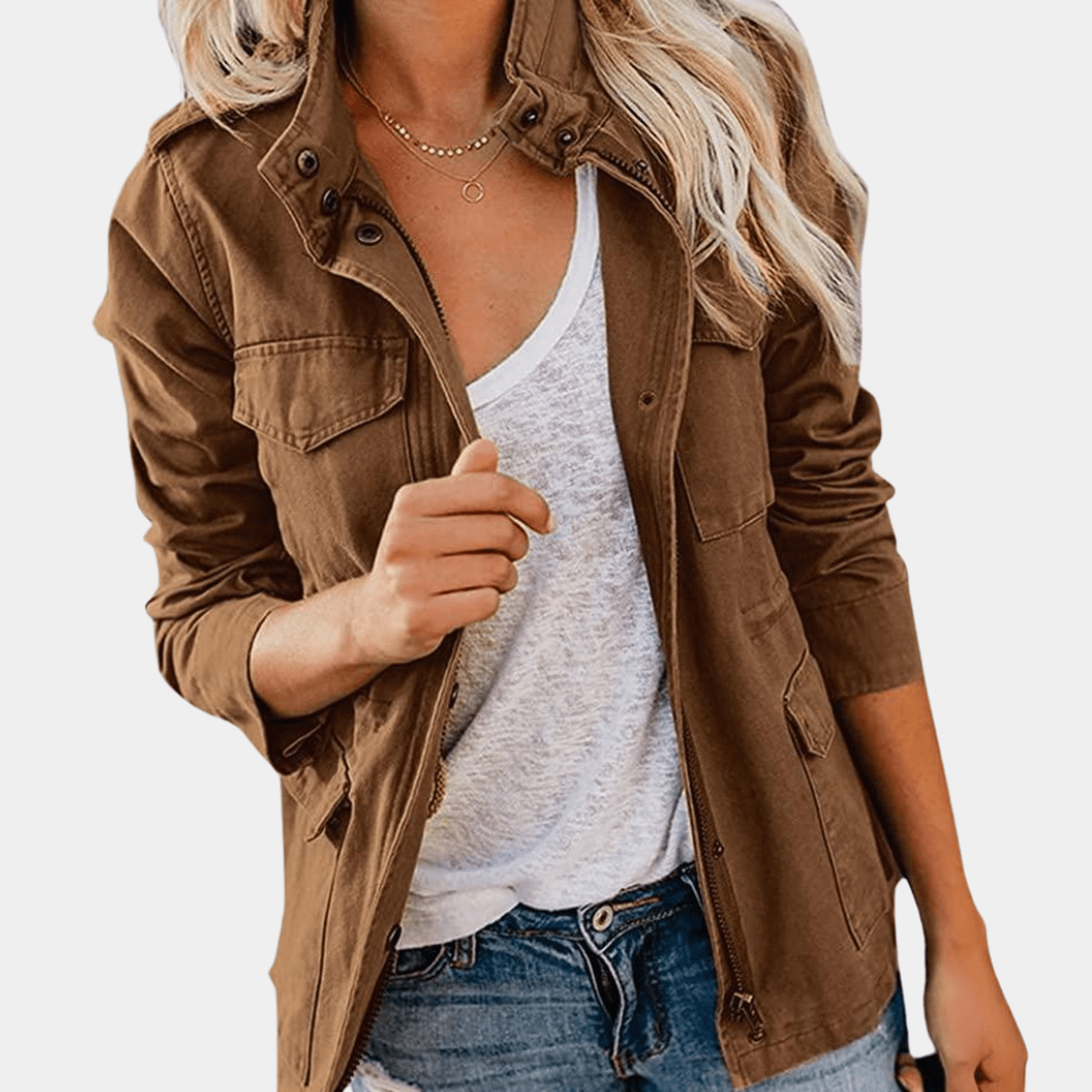 WW | Lässige Freizeitjacke Für Frauen